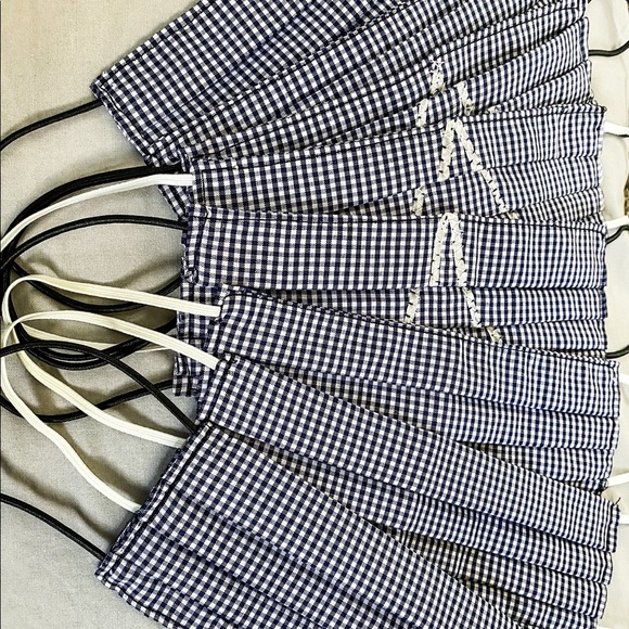 Classy, stripes mask. Each one is handmade - Picture 2 of 5